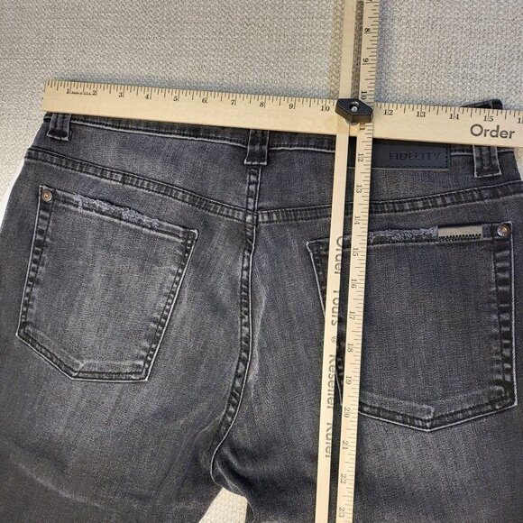 Fidelity Men's Hendrix Denim Indie Skinny Steel Wash Jeans 31x32 NWT $195 - Picture 10 of 14